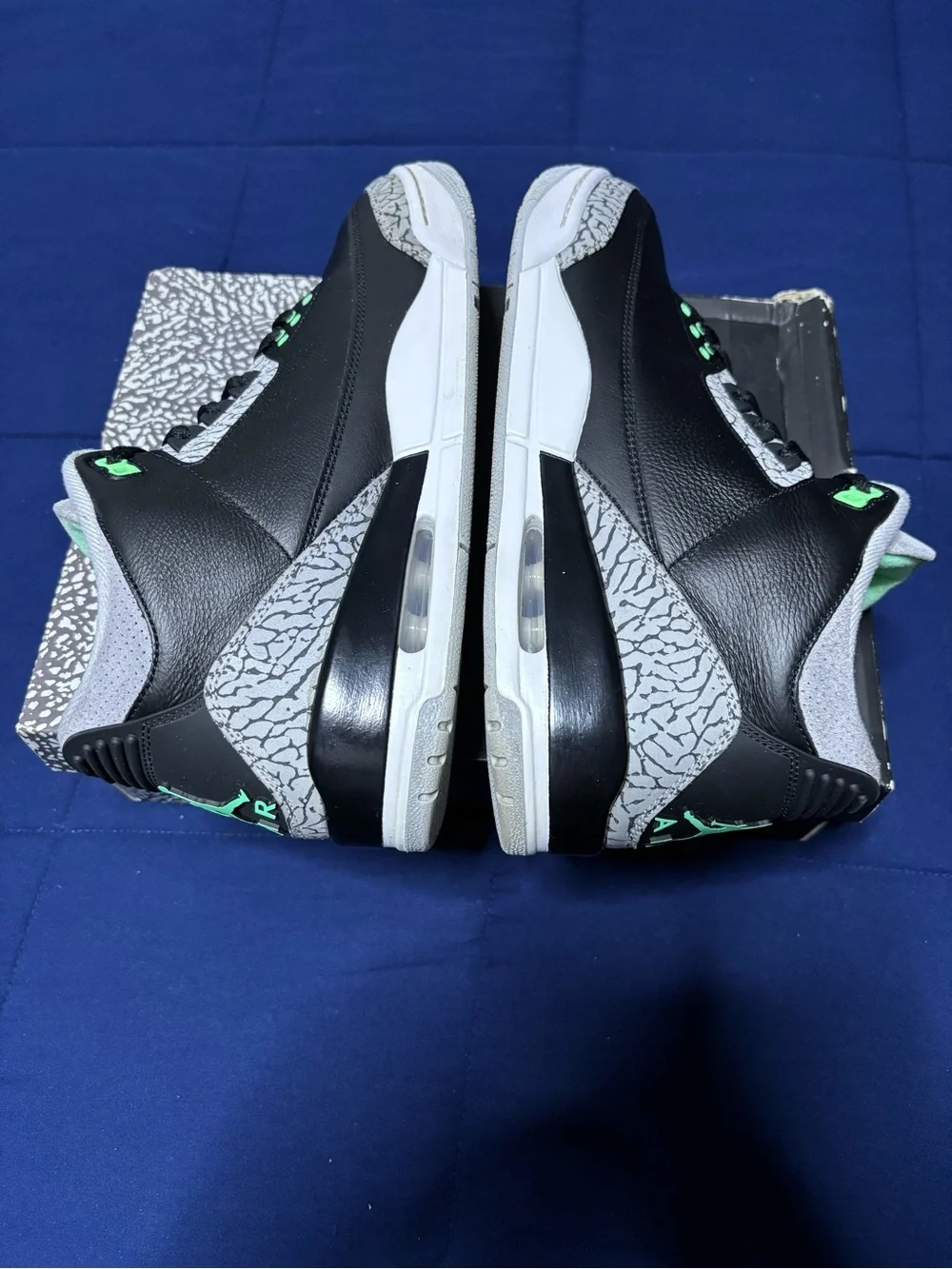 Jordan 3 Retro Green Glow 2024 Size 12